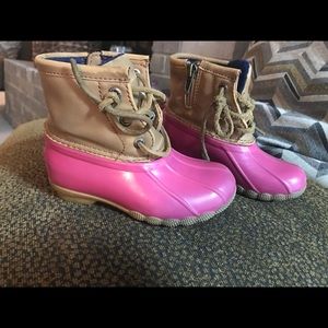 Sperry “duck boots” EUC